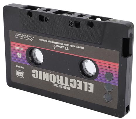 Adattatore per Cassette Bluetooth per Auto Cassetta Audio Stereo per Auto Convertitore di Nastri per Veicoli Ricevitore Adattatore per Cassette Alimentato Tramite USB Adattatore