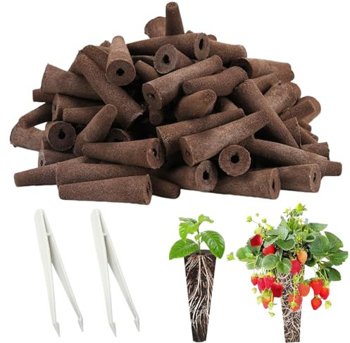 WORUIB 40 Pcs Hydroponics Growing System, Grow Sponges for Hydroponics, Replacement Plant Growing Sponges, for Hydroponics Systems, Aerogarden and Click and Grow Pods (with 1 Tweezers)