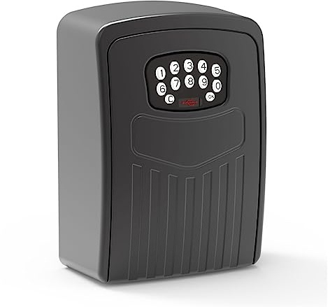 Cassetta portachiavi elettronica resistente alle intemperie per interni ed esterni, portatile, con tecnologia intelligente, ideale per uffici in affitto