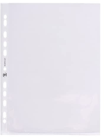 Oxford Prospekthüllen Premium, 0,12mm, DIN A4, glasklar, 25 Stück