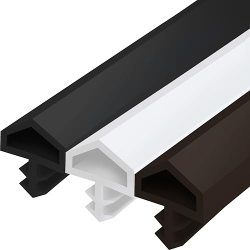 Gedotec Coupe-courant d'air pour porte de chambre M 680 | 1 rouleau - joint pour cadre de porte | longueur : 25 m | largeur de la feuillure : 12 mm
