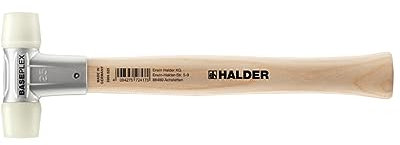 Halder erwin kg - Baseplex l, 270 millimetri martello-d 230 mm bianco, 25 g di nylon morbida