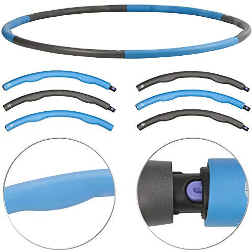 PEARL Sports Hola Hoop: Hula-Hoop-Reifen, Schaumstoff-Mantel, Massage-Noppen, 1,2 kg, Ø 100 cm (Hulla Reifen, Hula HOPP, 2,1)