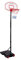Dunlop Basketballkorb mit Ständer - Basketballkörbe 71 x 45 cm - Basketballständer - Einstellbare Höhe von 165CM Biz 205CM - Basketballkorb Outdoor - Basketball Hoop - Kunststoff - Schwarz