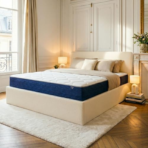 Morphea France - Matelas Lumea One+ 140x190cm – 20cm Épaisseur – Mousse Multicouches – Ferme & Moelleux – Respirant, Durable – Sommeil Réparateur – Excellent Rapport Qualité-Prix- Fabrication Europe