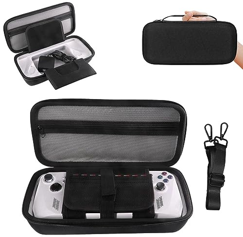 BeisDirect Hartschalenkoffer kompatibel mit ASUS ROG Ally Gaming-Konsole Tragbare Aufbewahrungstasche Anti-Fall und Anti-Kratzer, Eva-Reisetasche mit Schultergurt