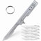 MLTUOYING Utility Blade Foldable Carbon Steel Unpacking Blade DIY Cutting Hand Tools 24# x10pcs Replaceable Blade for Professional Wallpaper Cutting Camping Hiking