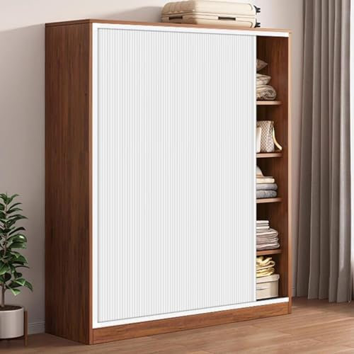 Puertas abatibles Ventana corrediza plegable pequeña, puerta de acordeón personalizable para armario, sin perforaciones y puerta corrediza divisoria de ambientes opacos para espacios pequeños(60x55cm/