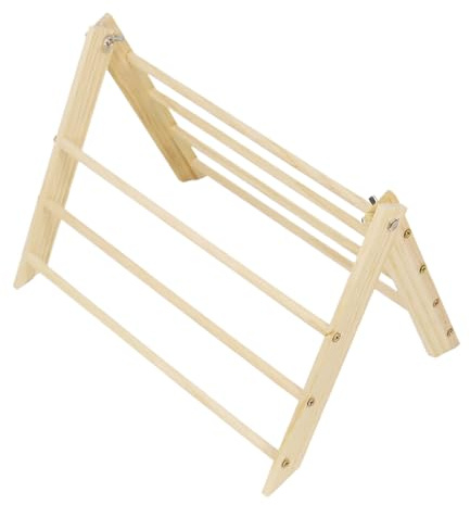 Percha de gallinero para gallinero – Barra de percha para aves de corral – Soporte de madera portátil para ganar espacio para la cría de aves de corral pollitos y aves grandes al aire libre