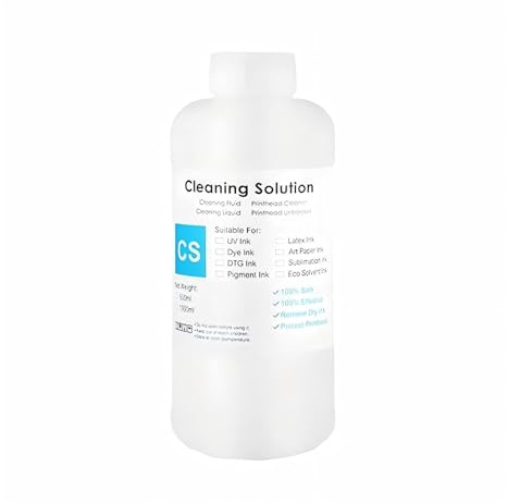 Druckerreinigungslösung, Waschflüssigkeit, Tinte Auf Wasserbasis, Druckkopfreiniger, Farbstoff/Pigment/Sublimation, kompatibel for Canon/kompatibel for Brother(100ML Cleaning Kit)