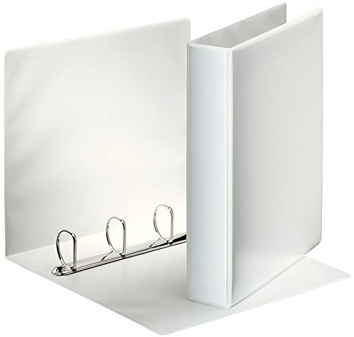 Esselte A4 6.2 cm Spine PP Essentials Presentation Binder - White