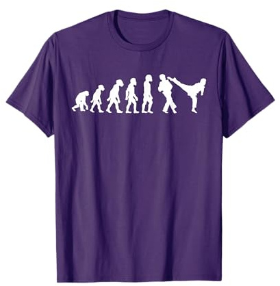 Funny Human Taekwondo Fighter Evolution Korean Sparring T-Shirt