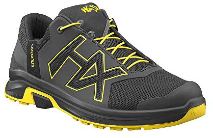 HAIX CONNEXIS Go GTX Low/Grey-Lightning La première Chaussure de Loisirs avec Stimulation des fascias Vous maintient en