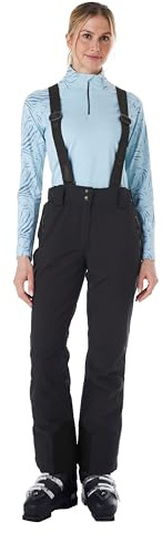 killtec Damen Funktionshose/Skihose mit abnehmbaren Trägern KSW 249 WMN SKI PNTS, schwarz, 50, 37559-000