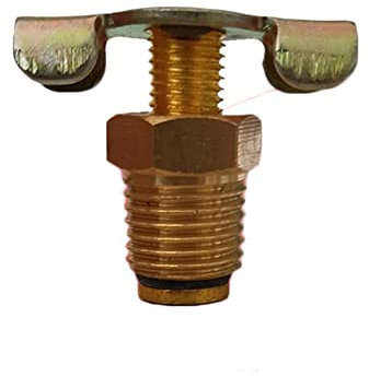 Parti di utensili Serbatoio dell'olio del compressore d'aria 1/4  BSP Scolare cazzo/rubinetto/scarico di cazzo con valvola di scarico del serbatoio dell'aria a mano T 1pc1/4 Valvola di scarico Access