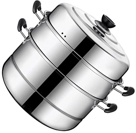 Cabilock 1Pc In Acciaio Inox A Vapore Spremiagrumi Bollente 3 Strati Pentola A Vapore Istantanea In Acciaio Pan Casseruola A Pulitore A Generatori Pentole A Induzione