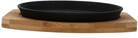 KICHOUSE 1 Set Di Padella Antiaderente Per Bistecca Da Ristorante 20 Cm Piastra in Ferro Per Barbecue Strumento Per Riunioni Di Famiglia