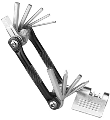 Juego de herramientas para bicicleta de carretera, equipo de seguridad para mantenimiento de bicicletas, equipo de reparación multifuncional, mantenimiento portátil para viajes al aire libre, tráfico