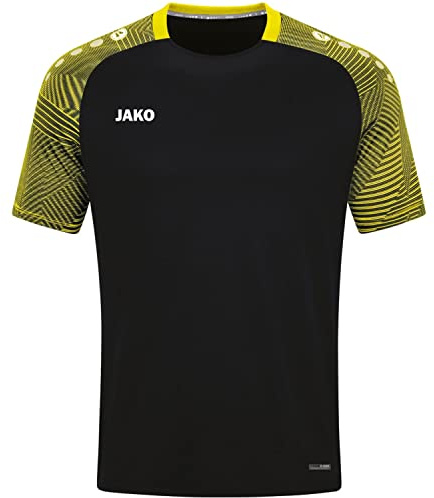 JAKO Kinder T-Shirt Performance, Schwarz/Soft Yellow, 164