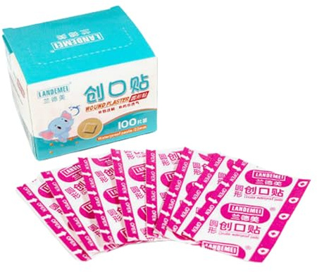 100Pcs Cute Children Cartoon Wound Patches Bandage Hemostatic Patches Ok Bandage Adhesive Woundplast 100 Pieces Per Box