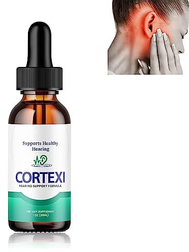 Cortexi - Gocce di supporto per l'udito – Aiuta con la salute del timpano, Cortexi gocce auricolari, promuove la chiarezza uditiva, supporta un udito sano – Olio d'oliva di grado medico per cerume (1