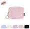 Mini Tasche Kleine Kosmetiktasche Schminktasche Damen Make up Tasche Reise Zubehör Verdickter Cord Kulturtasche mit Reißverschluss Kulturbetuel Organizer Geschenk Beste Freundin 11*5,5*8,5cm(Rosa)