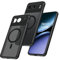 GaoBao Magnetisch Matte Hülle für OnePlus Nord 4 Hülle [Kompatibel mit MagSafe] Stoßfeste OnePlus Nord 4 Handyhülle mit Kameraabdeckung Anti-Fingerabdruck Hülle für OnePlus Nord 4 Case, Schwarz