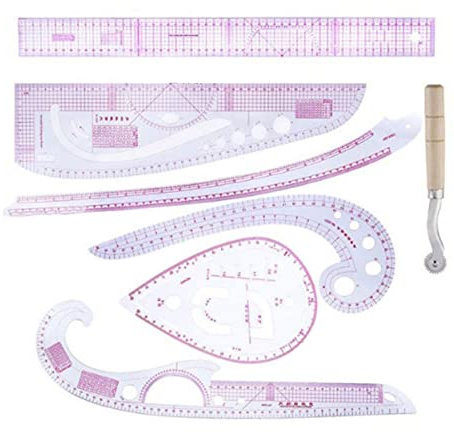 Juego de Reglas de Medición de Ropa de 7 Piezas, Regla Curva de Costura, Artesanía de Confección de Telas para Bricolaje, Diseñador, Creador de Patrones, Sastre, Accesorio