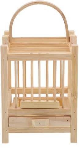 UPKOCH Cage Habitat Insectes Bambou Ventilée pour Grillons et Sauterelles Terrarium Polyvalent pour Reptiles et Insectes Boîte Observation et Élevage Facile à Nettoyer pour Nourrir Petits
