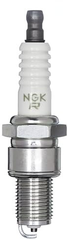 NGK Bujía de encendido 3028 electrodo central niquel Electrodo de masa supresión de interferencias 5 kOhm con asiento de estanqueidad plano Conexión SAE fija Ancho de llave: 20,8 mm Long. de rosca: