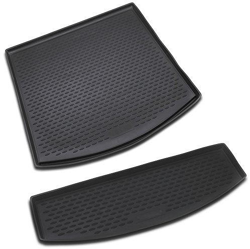 AD Tuning TM30016 Passform Gummi Kofferraumwanne, rutschfest, schwarz