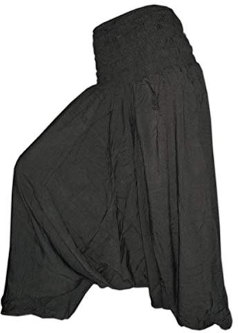 PANASIAM Aladinhose einfarbig Dunkel Grau XL