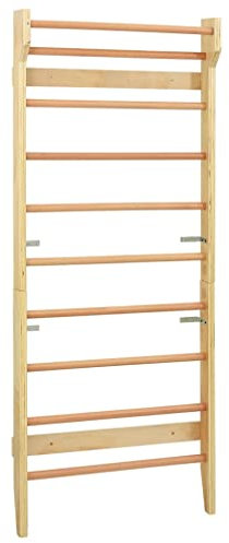 vidaXL Holz Sprossenwand Kletterwand Turnwand Klettergerüst Heimsportgerät Sportgerät Gymnastik Fitness Kinder Erwachsene Indoor 80x15,8x195 cm