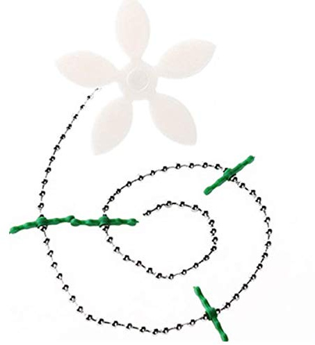 WENTS Atrapador de Pelo para desagüe, 20 Unidades, Cadena para desagüe de bañera, Bloqueador de Pelo, escurreplatos de Serpiente, eliminador de obstrucciones, protección contra obstrucciones