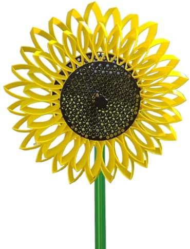 Éolienne en forme de , robuste, imperméable, résistante aux intempéries, à la décoloration, pour pelouse, terrasse, porche, cour, 20 x 22 x 29 cm