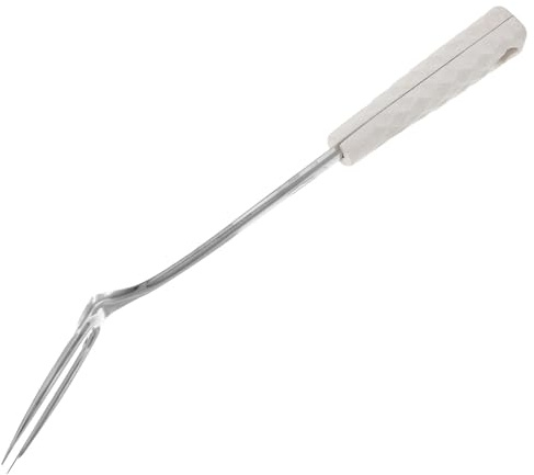HAKIDZEL Tenedor de Trinchar Color Aleatorio de Acero Inoxidable para Carne Cubierta Especial para Comodidad, Diseño Ergonómico y Uso en Cocina o Restaurante