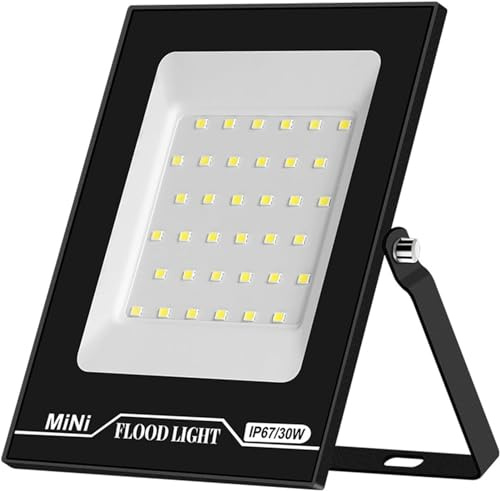 Säkerhetsljus LED Flood Light IP67 Reflektor Gatulampa Vägg(30w Cold White)
