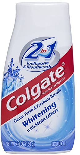 Colgate 2-in-1 Whitening Toothpaste Gel - 4.6 Ounce