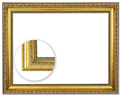 Barockrahmen, Goldrahmen 986 ORO 50x60 cm aufwendig verzierter Leerrahmen