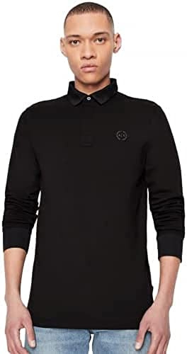 Armani Exchange 8nzf79, Polo, Uomo, Nero, XL
