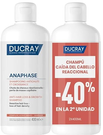 Ducray Anaphase+ Anti-Haarausfall-Shampoo, 2 x 400 ml