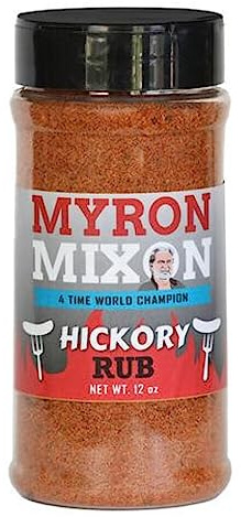 Myron Mixon BBQ Rub | Carne de nogal | Receta Champion Pitmaster | Condimento para barbacoa sin gluten, sin MSG, fabricado en Estados Unidos | 12 onzas