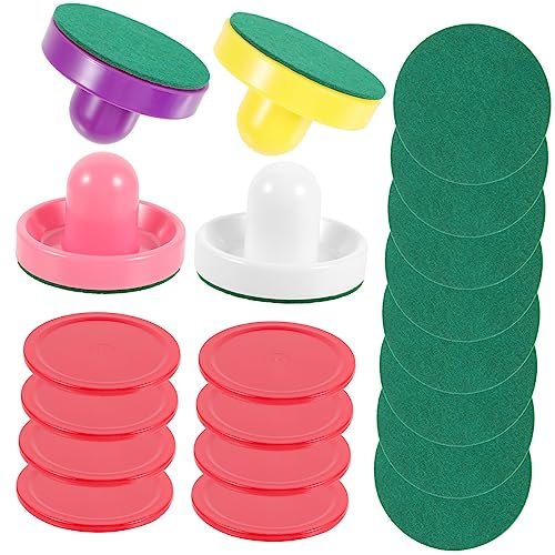 Toddmomy 1 Set Air Hockey Ensemble Rondelles De Hockey sur Air Raccords d'air Jeu Rondelles De Hockey sur Table Fournitures Articles De Fête Abs Substitut Air Hockey Accessoires