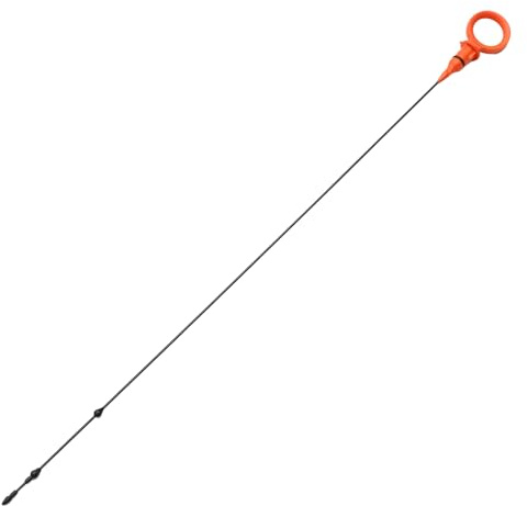 QUARKZMAN oljemätsticka motor oljenivåindikator för Audi A4 B7 2.0 TDI 1 st | Svart, orange, metall, plast, storlek: 63,2 x 4,2 cm, för Audi A6 C6, OE: 03G115611AE