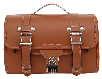 Sacoche arrière de moto - Sacoche de porte-bagages de moto vintage | Sacoches arrière pour la plupart des motos, sacs à bagages multifonctionnels pour les longs trajets