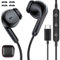 USB C Kopfhörer In Ear für Xiaomi Redmi Note 13 Pro+ 14 Pro+ 5G,Ohrhörer mit Kabel Mikrofon HiFi Stereo Typ C Headset USB C Anschluss für Samsung Galaxy A55 A54 S24 FE S23 iPad iPhone 16e 15 Pixel 9 8