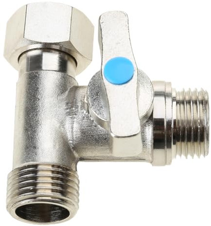 Valvole di arresto a T Sotto Lavello Splitter Tee Connettore Adattatore 20mm Compressione Rubinetto T Adattatore Connettore