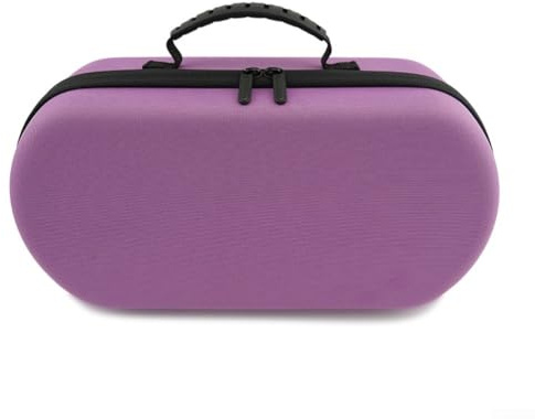 Borsa portaoggetti con cerniera per asciugacapelli, custodia protettiva da viaggio portatile per asciugacapelli Dyson e accessori (viola)