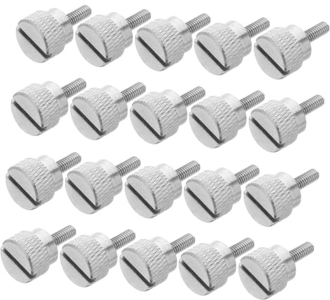 DOITOOL 20 Pezzi Viti per Piedino Macchina da Cucire Vite Fissaggio Ergonomica per Piedino Industriale e Domestico Sostituzione Facile Senza Attrezzi per Cucito Professionale