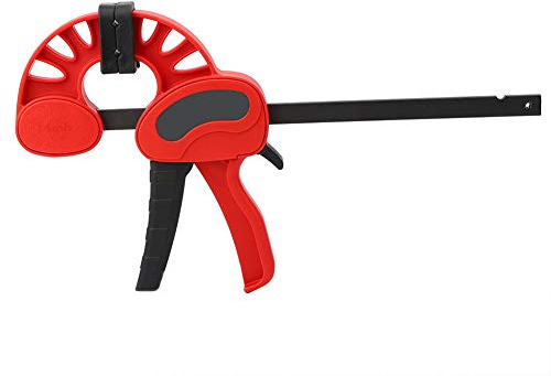F Type Clamp Heavy Duty Woodworking Clamp 6 Inch Professional Adjustable Clamping Tool for Woodworking Projects Plastic Steel Rubber Material